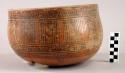 Mora large polychrome bowl