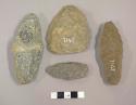 Rude stone implements