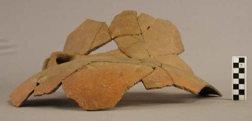 2 fragments of large pottery jars