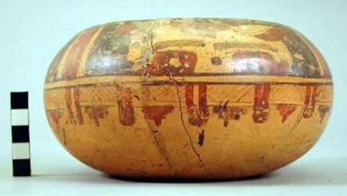 Yojoa polychrome pottery bowl, Mayoid type