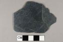 Dark gray roofing slate fragment