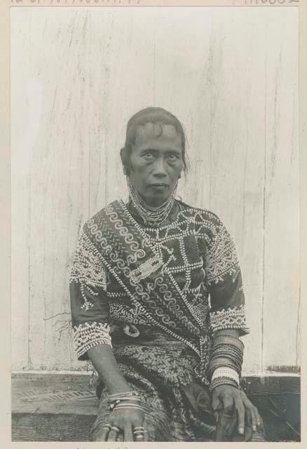 Wife of Chief Attos, Bagobo group