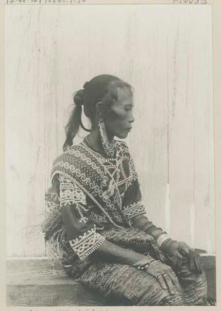 Wife of Chief Attos, Bagobo group