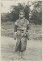 Bagobo woman wearing traditional clothing