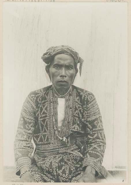 Chief Attos of the Bagobo group