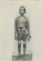 Bagobo man wearing traditional clothing