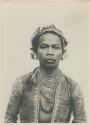 Bagobo man wearing traditional clothing