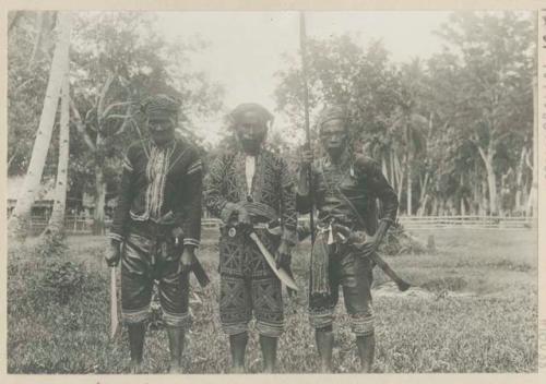 Group of Bagobo men