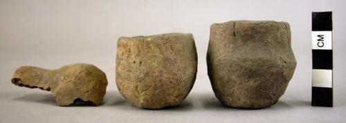 Ancient vessel; minature jars