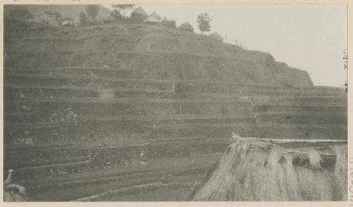 Village of Bokos and the terrace beneath it in the Pueblo of Banawol