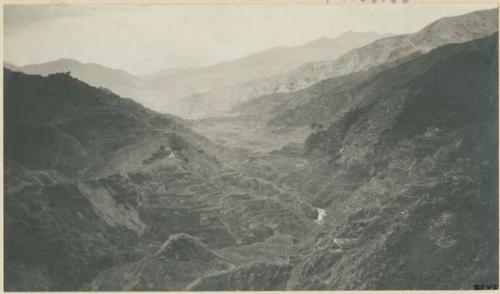 Pueblo of Banawol, with the valley in the background