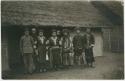 Group of people standing in front of a building