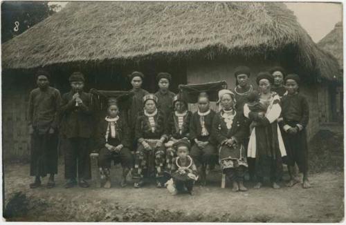 Group in front of a building