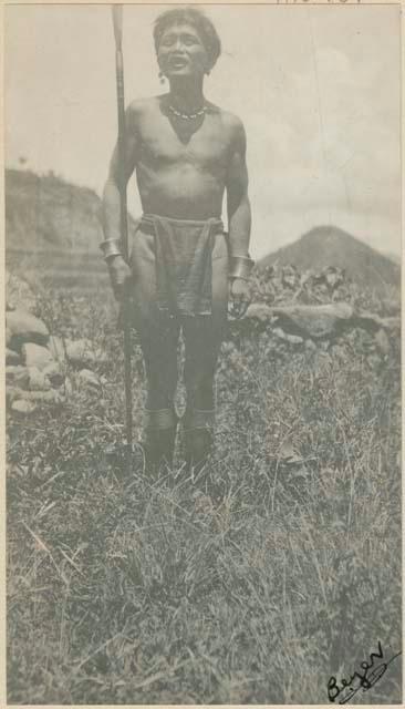 Ifugao man of highest class of nobility. of the pueblo of Banawol