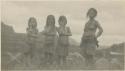 Upper class mother and three daughters. Pueblo of Amganad