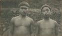 Two young (about 20 years old) Ifugao men of lesser nobility