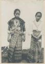 Bagobo girls wearing traditional clothing