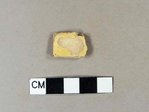 Staffordshire slipware rim sherd