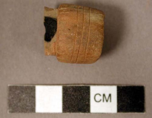 Ceramic pipe fragment (?)