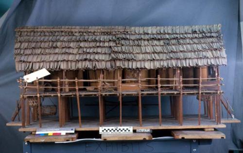 Model of house, Sea Dyak