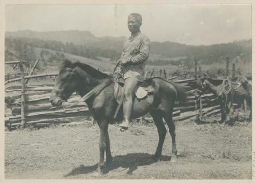 Mateo Cariño, mounted