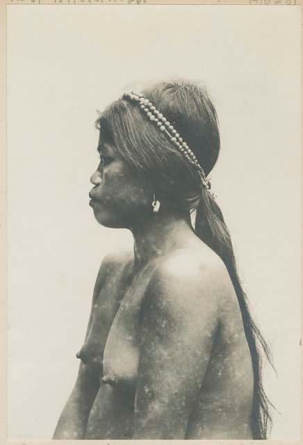 Ifugao woman, profile