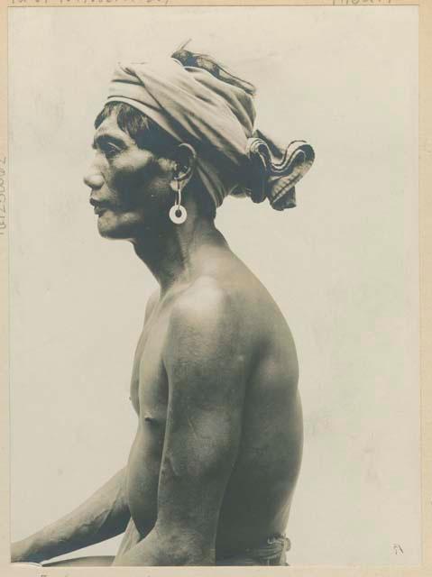 Profile of Ifugao man