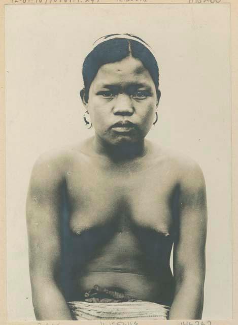 Ifugao woman with traditional dress and jewelry