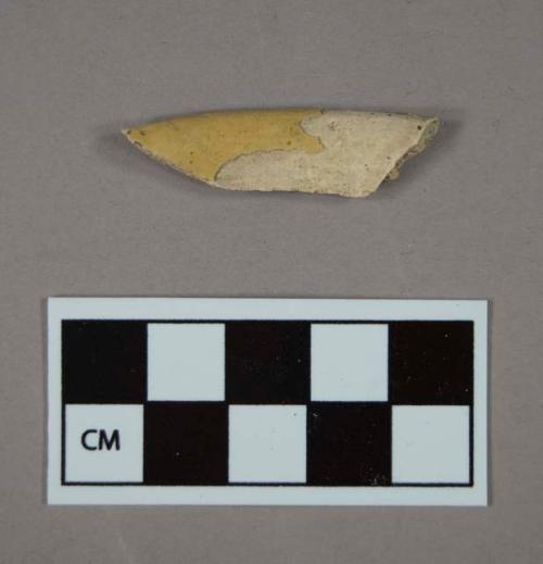 Staffordshire slipware rim sherd