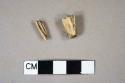 Tooth fragments, likely sheep, fragments cross-mend