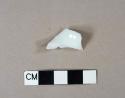 Milk glass bottle glass fragment