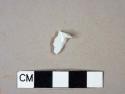 White porcelain vessel base fragment, undecorated