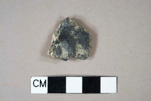 Burned coal fragment
