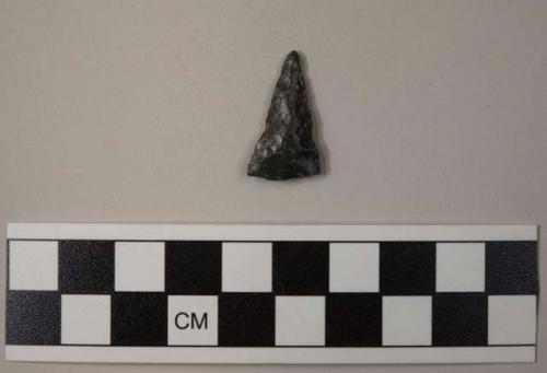 Stone arrowhead fragment