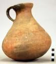 Jug, earthen, round mouth