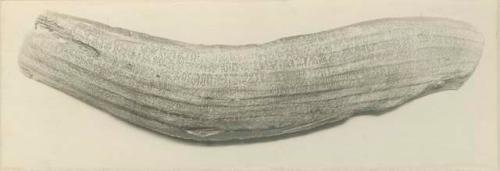 Cast of tablet with rongorongo script