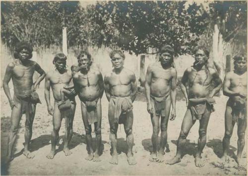 Group of Bontoc Igorot men and a boy