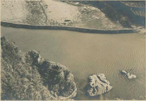 Dam and irrigation troughs