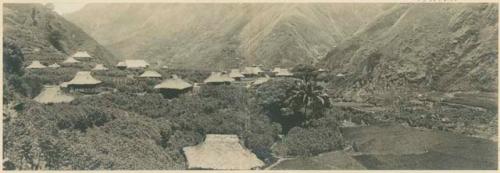 Town of Kabayan showing coffee bushes