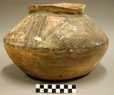 Restorable San Bernardino polychrome pottery jar