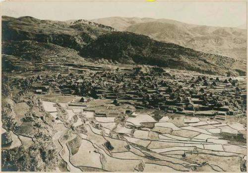 Rice terrace systems in town of Balugan