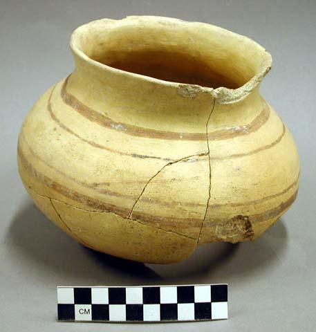 Jeddito black-on-yellow pottery jar