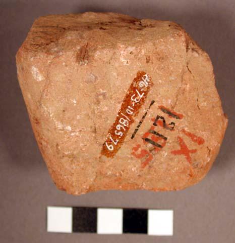 Fragment of feldspathic rock