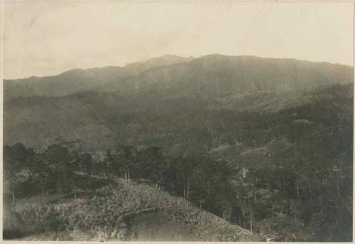 Distant view of the house of the provincial governor of Benguet