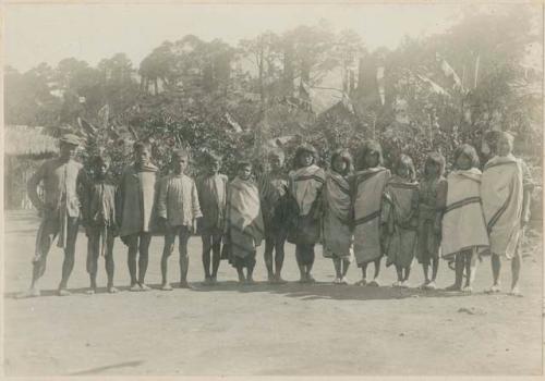 Igorot children used as a pack train on way two and from Baguio