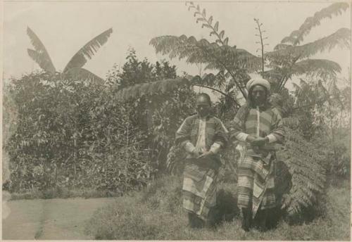 Two Igorot women, at Baguio