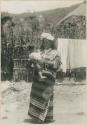 Igorot woman of Trinidad with her child
