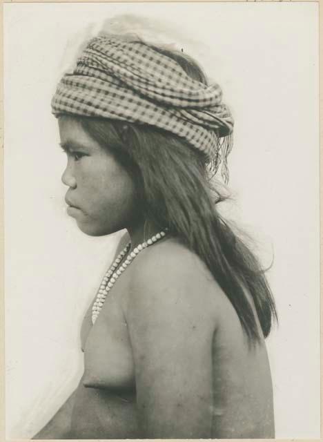 Igorot woman, profile