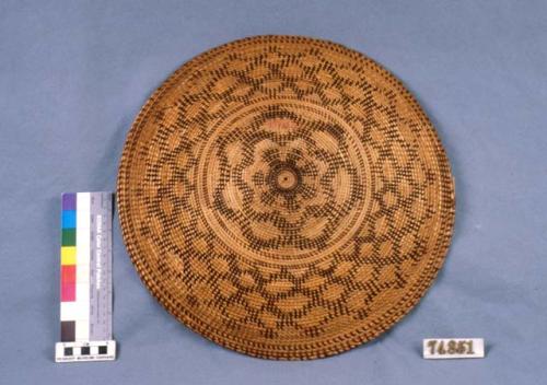 Gambling tray and winnowing tray