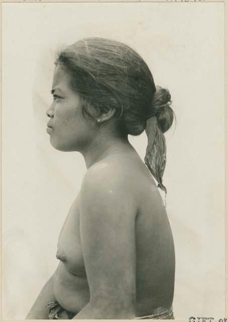 Profile of Ilongot woman